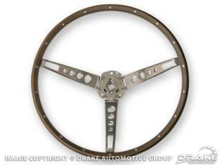 65-66 Deluxe Steering Wheel Wood